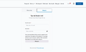 Hướng dẫn đăng ký tài khoản